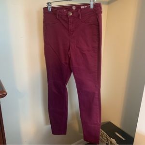 Maroon So Jean Leggings